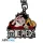 One Piece kulcstartó Luffy New World