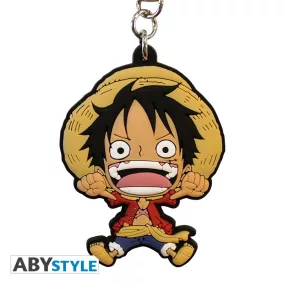 One Piece PVC kulcstartó Luffy SD