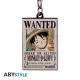 One Piece kulcstartó Wanted Luffy