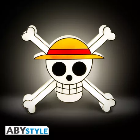 One Piece LED lámpa Skull
