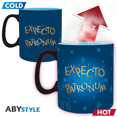 Harry Potter hőre változó bögre 460 ml Expecto Patronum