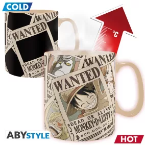 One Piece hőre változó bögre 460 ml Wanted