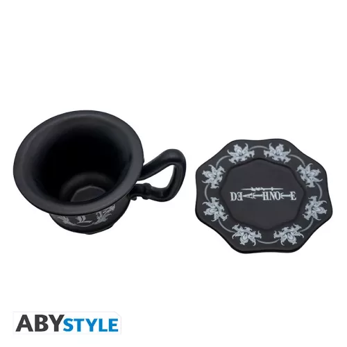 Death Note 3D bögre with Saucer L's pohara