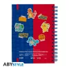 Pokemon Jegyzetfüzet A5 Spirál Pikachu, Bulbasaur, Squirtle, Charmander