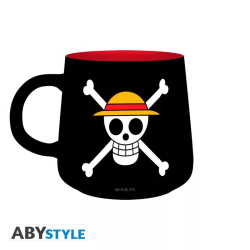 One Piece - reggeliző szett - bögre + tál - Luffy
