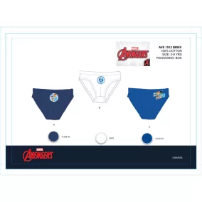   Bosszúállók kisfiú alsó - 3 darabos pamut alsó - 122-128