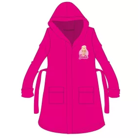 Barbie kapucnis pamut köntös gyerekeknek - pink - 158-164