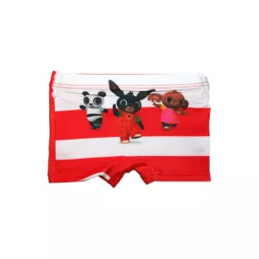 Baba fürdő boxer kisfiúknak - Bing nyuszi - piros - 86