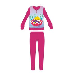   Baby Shark gyerek pizsama kislányoknak - jersey pamut pizsama - pink - 104