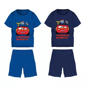   Disney Verdák pamut nyári együttes - póló-rövidnadrág szett - sötétkék - 122