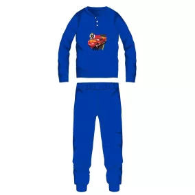   Disney Verdák pamut flanel pizsama - téli vastag gyerek pizsama - középkék - 104