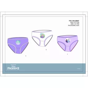   Disney Jégvarázs kislány bugyi - 3 darabos pamut bugyi - 122-128