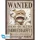 One Piece chibi poszter 52x38cm Wanted Luffy Wano