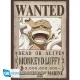 One Piece chibi poszter 52x38cm Wanted Luffy Wano