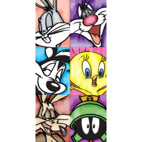   Bolondos dallamok (Looney Tunes) 100% pamut strandtörölköző 70x140cm