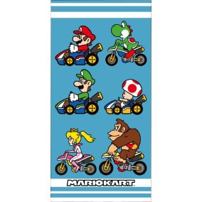 Super Mario MARIOKART 100% pamut törölköző 70x140cm