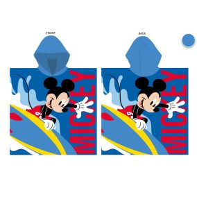 Disney Mickey egér 55x110 cm gyorsan száradó poncsó