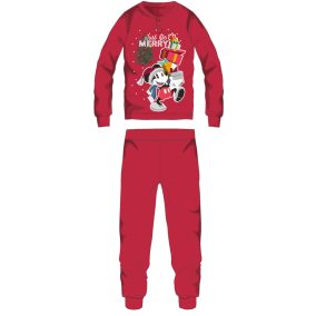   Mickey Egér vastag interlock karácsonyi pamut pizsama férfiaknak - XL