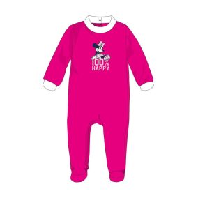   Disney Minnie egér baba velúr rugdalózó - pink - 3-6 hónapos babának