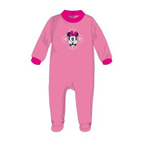   Disney Minnie egér baba velúr rugdalózó - roz - 1-3 hónapos babának