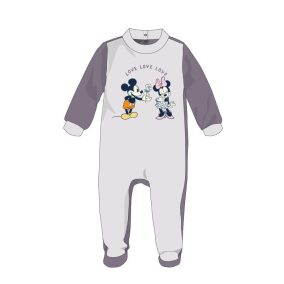   Disney Minnie egér baba velúr rugdalózó - szürke - 1-3 hónapos babának