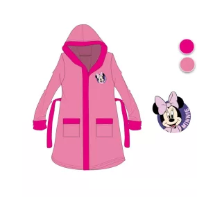   Disney Minnie egér kapucnis pamut köntös gyerekeknek - rózsaszín - 98-104