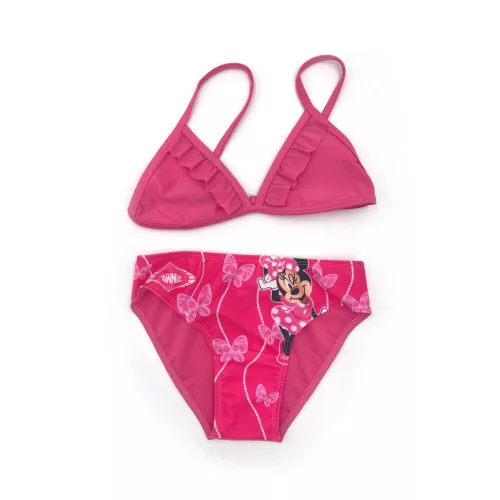 Disney Minnie Egér 3 részes strand szett (tornazsák+úszószemüveg+bikini fürdőruha szett) 5-6 éves korig