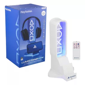   PlayStation asztali fejhallgató‑ és tartóállvány LED világítással
