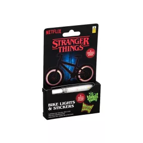   Stranger Things LED világító szelepsapka biciklire/autóra + matricák