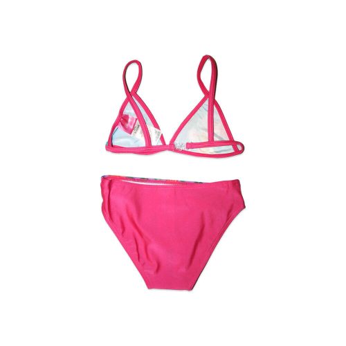 Disney Hercegnők kétrészes fürdőruha kislányoknak - virág mintával - pink - 104