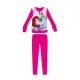 Disney Hercegnők téli pamut gyerek pizsama - interlock pizsama - pink - 104