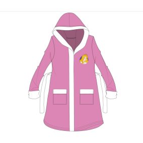   Disney Hercegnők kapucnis pamut köntös gyerekeknek - világosrózsaszín - 104-110