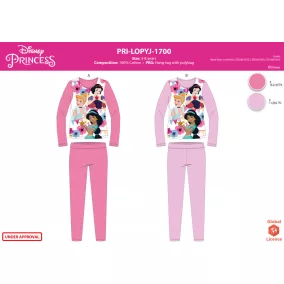 Disney Hercegnők jersey pamut pizsama - rózsaszín - 98