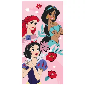   Disney Hercegnők fürdőlepedő, strand törölköző 70x140 cm (Fast Dry)