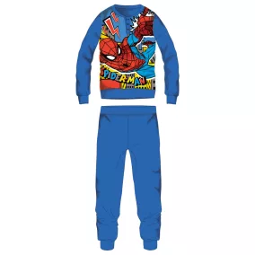 Pókember téli coral pizsama - világoskék - 98