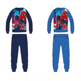 Pókember pamut flane gyerek pizsama - sötétkék - 110