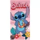 Disney Stitch OHANA Means Family fürdőlepedő, strand törölköző 70x140 cm (Fast Dry)