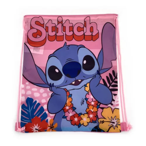 Disney Stitch 3 részes strand szett (tornazsák+úszószemüveg+bikini fürdőruha szett) 7-8 éves korig