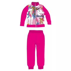 Unikornis kislány szabadidőruha - pink - 128