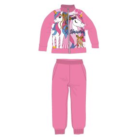 Unikornis kislány szabadidőruha - rózsaszín - 128