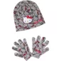 Hello Kitty mintás szürke sapka