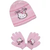 Hello Kitty rózsaszín sapka szett