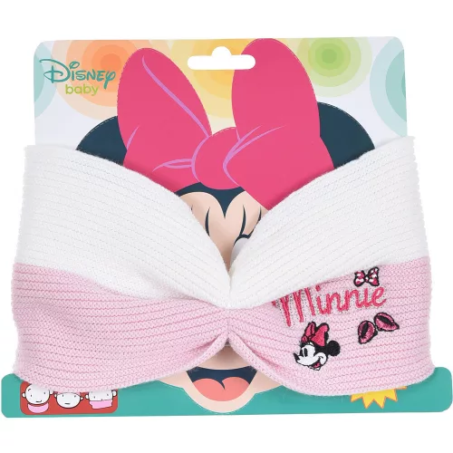 Minnie rózsaszín-fehér csősál