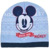 Mickey világoskék sapka-kesztyű szett