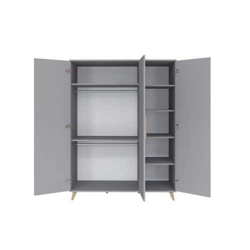 Faktum FLIP Grey - 3 osztású szekrény