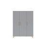 Faktum FLIP Grey - 3 osztású szekrény