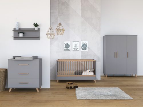 Faktum FLIP Grey - 3 osztású szekrény