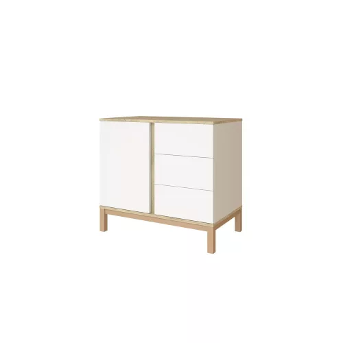 Faktum Loop White & Oak  - Komód