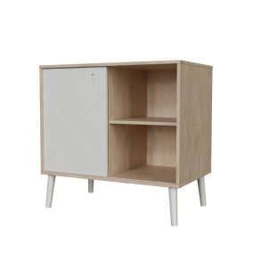 Faktum Peak Natural Oak & White  - Komód