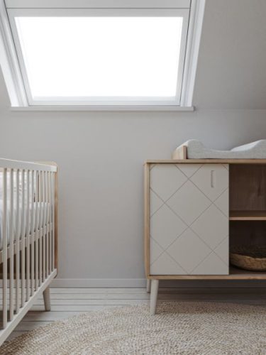 Faktum Peak Natural Oak & White  - Komód